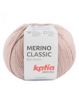 LANA KATIA  MERINO CLASSIC N 91 ROSA PERLADO