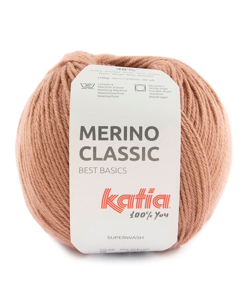 LANA KATIA MERINO CLASSIC N 88 MARRON TIERRA LANA KATIA MERINO CLASSIC N 88 MARRON TIERRA