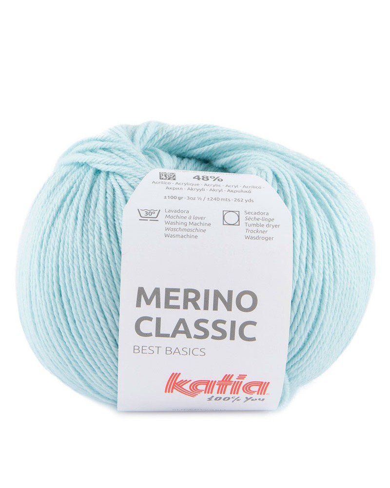 LANA KATIA MERINO CLASSIC N 93 CELESTE CLARO LANA KATIA MERINO CLASSIC N 93 CELESTE CLARO
