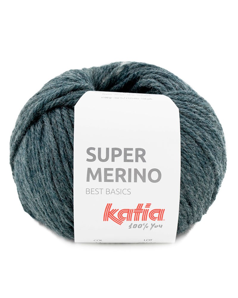 KATIA SUPER MERINO 11 GRIS MUY OSCURO KATIA SUPER MERINO 11 GRIS MUY OSCURO