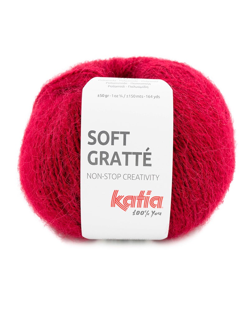KATIA SOFT GRATTÉ 73 ROJO