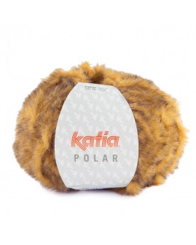 LANA KATIA POLAR N 105 MOSTAZA NEGRO