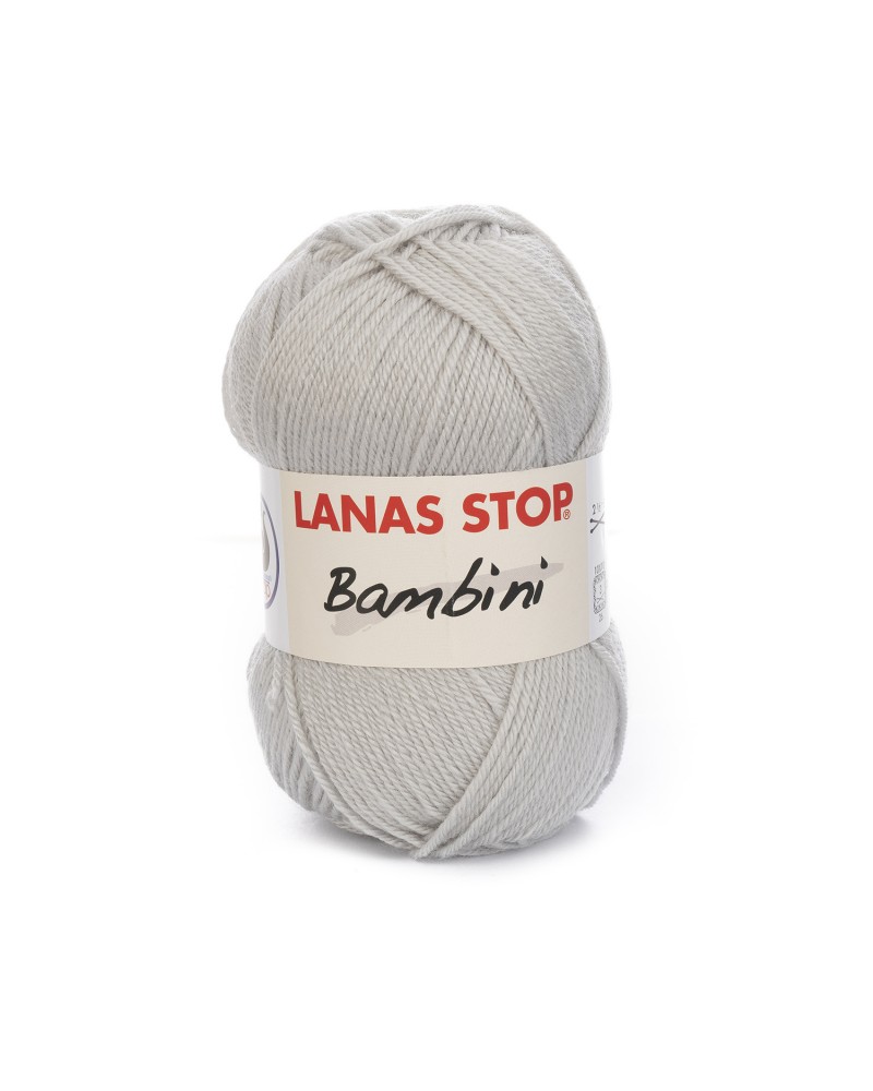 LANA STOP BAMBINI 501 GRIS CLARO PERLADO