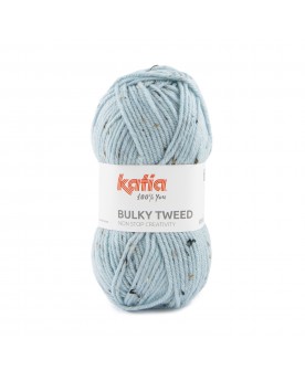 KATIA BULKY TWEED 211 AZUL AGUA
