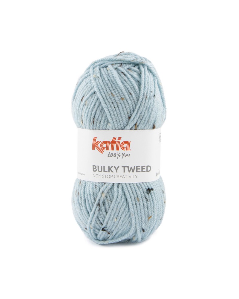 KATIA BULKY TWEED 211 AZUL AGUA KATIA BULKY TWEED 211 AZUL AGUA