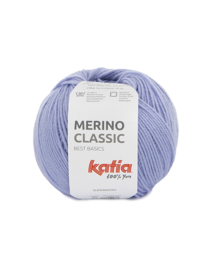 LANA KATIA MERINO CLASSIC N 99 MALVA CLARO LANA KATIA MERINO CLASSIC N 99 MALVA CLARO