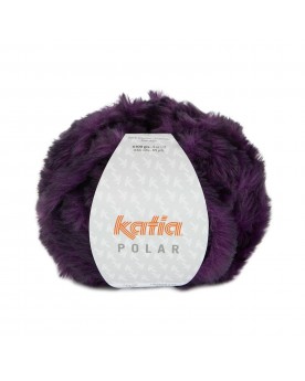 LANA KATIA POLAR N 107 BERENJENA NEGRO