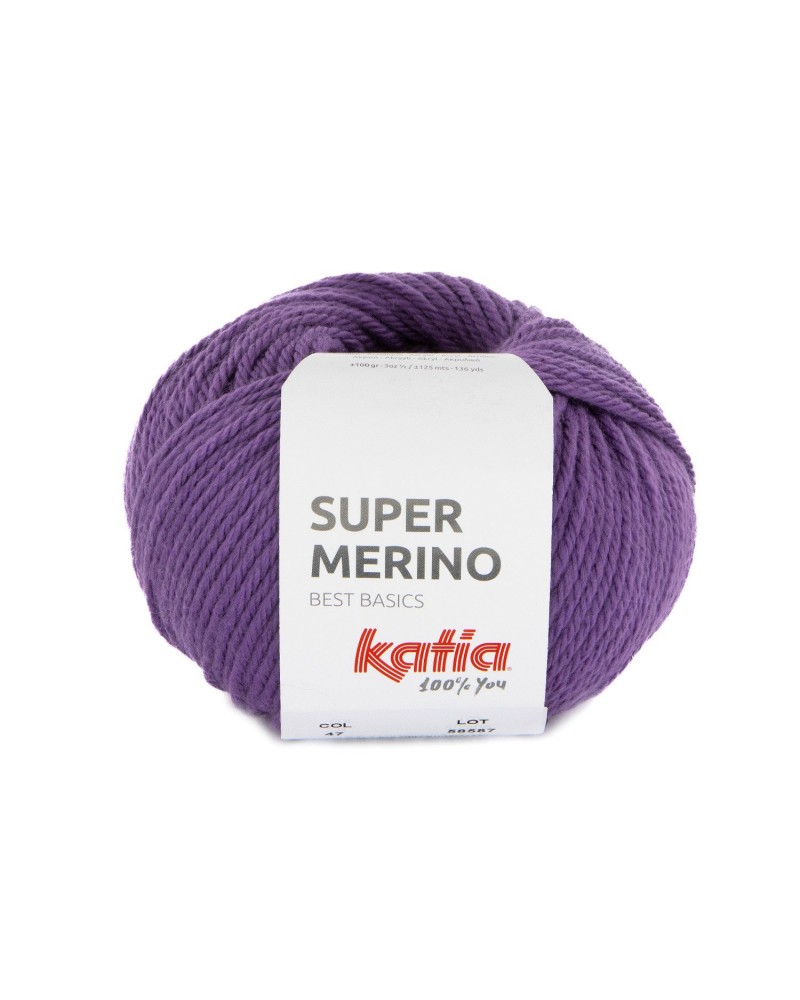 KATIA SUPER MERINO 47 VIOLETA