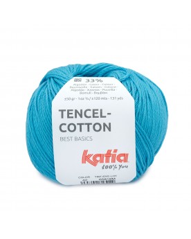 KATIA TENCEL - COTTON 42 - TURQUESA
