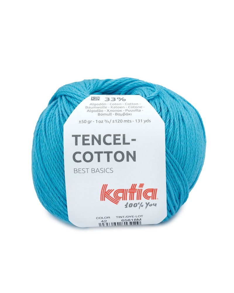 KATIA TENCEL - COTTON 42 - TURQUESA KATIA TENCEL - COTTON 42 - TURQUESA