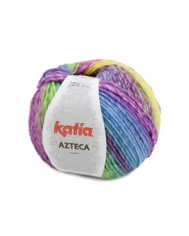 AZTECA 7871 - NARANJA-FUCSIA-VERDE-AZUL-LILA