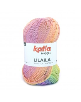 KATIA LILAILA 50 - LILA CLARO-AMARILLO PASTEL-ROSA CLARO-AZUL PASTEL