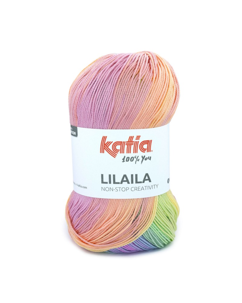 KATIA LILAILA 50 - LILA CLARO-AMARILLO PASTEL-ROSA CLARO-AZUL PASTEL