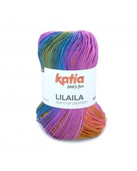 KATIA LILAILA 53 - MAGENTA TELE-ROSA-LILA-AMARILLO ORO