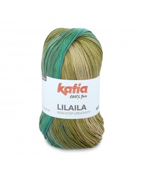 KATIA LILAILA 55 - AZUL OSCURO-CAQUI-VERDE MEDIO