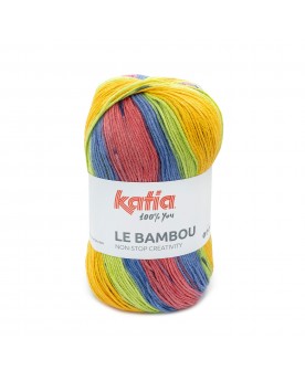 KATIA LE BAMBOU - 103 - AMARILLO -ROJO FRESA-VERDE-AZUL