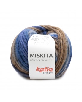 KATIA MISKITA 103 - BEIGE-MALVA-AZUL