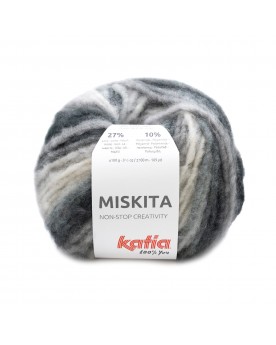 KATIA MISKITA 105 - BLANCO-GRIS CLARO-GRIS ANTRACITA-NEGRO