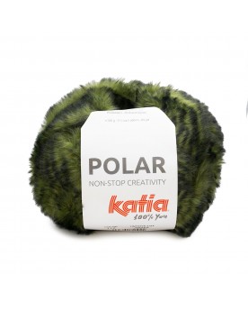 LANA KATIA POLAR N 112 - VERDE-NEGRO