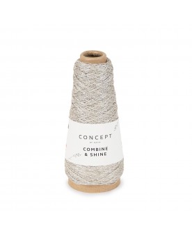KATIA COMBINE & SHINE 10 - GRIS CLARO PERLADO-PLATA