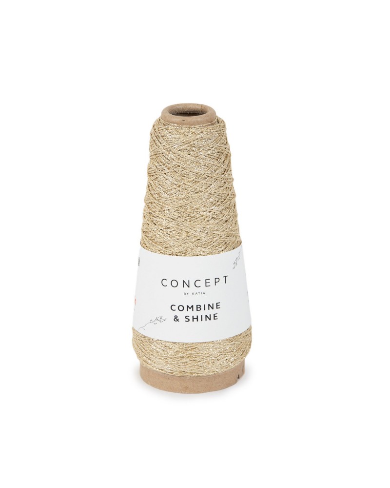 KATIA COMBINE & SHINE 30 - MARFIL-ORO