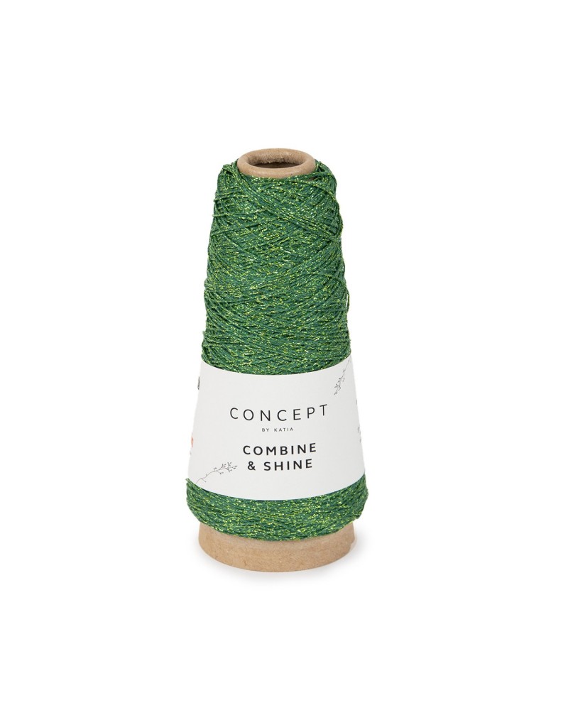 KATIA COMBINE & SHINE 40 - VERDE