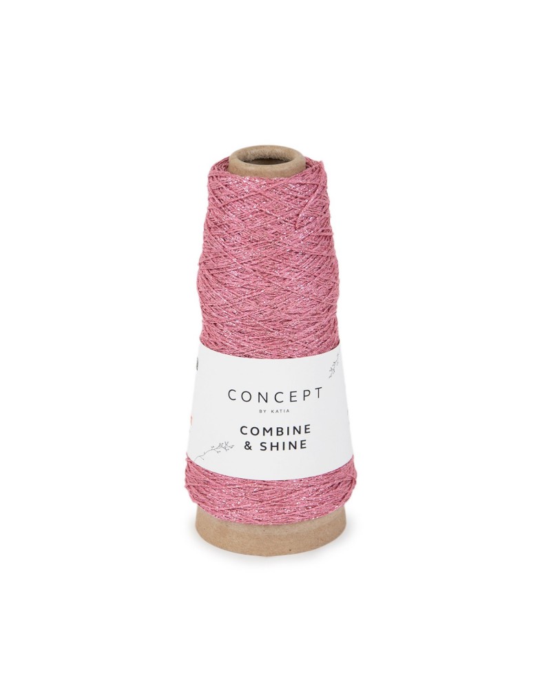KATIA COMBINE & SHINE 70 - ROSA