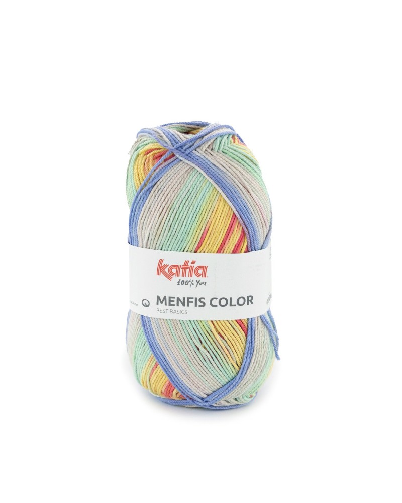 KATIA MENFIS COLOR 125 - FUCSIA-LILA-AMARILLO-MINT KATIA MENFIS COLOR 125 - FUCSIA-LILA-AMARILLO-MINT
