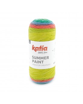 KATIA SUMMER PAINT 505 - PISTACHO-NARANJA-VERDE-AZUL-ROJO
