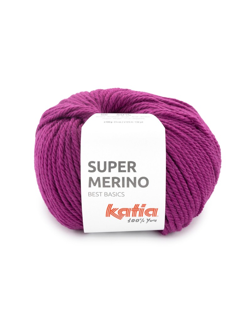 KATIA SUPER MERINO 52 MAGENTA
