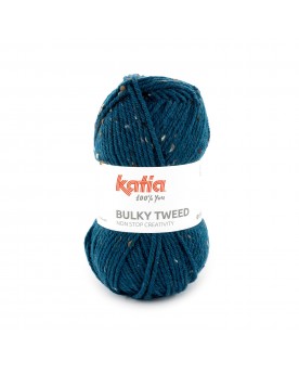 KATIA BULKY TWEED 221 PETROLEO