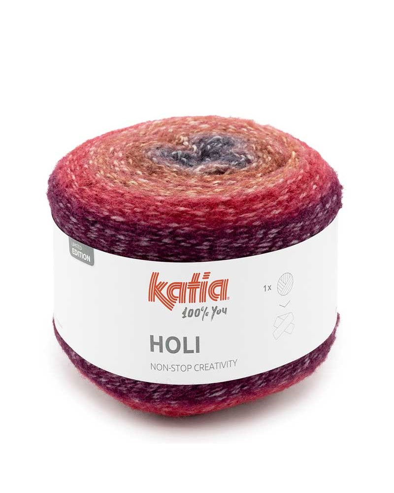 KATIA HOLI 502 - ROJO-TEJA-NEGRO