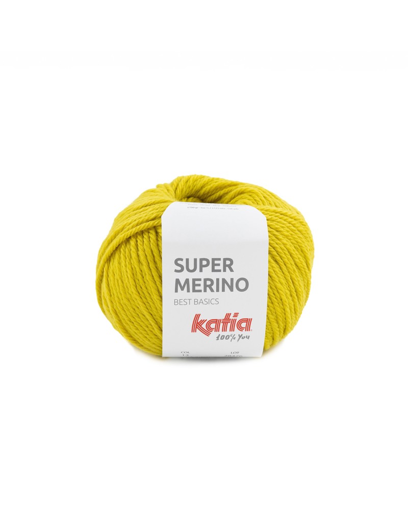 KATIA SUPER MERINO 13 AMARILLO LIMÓN