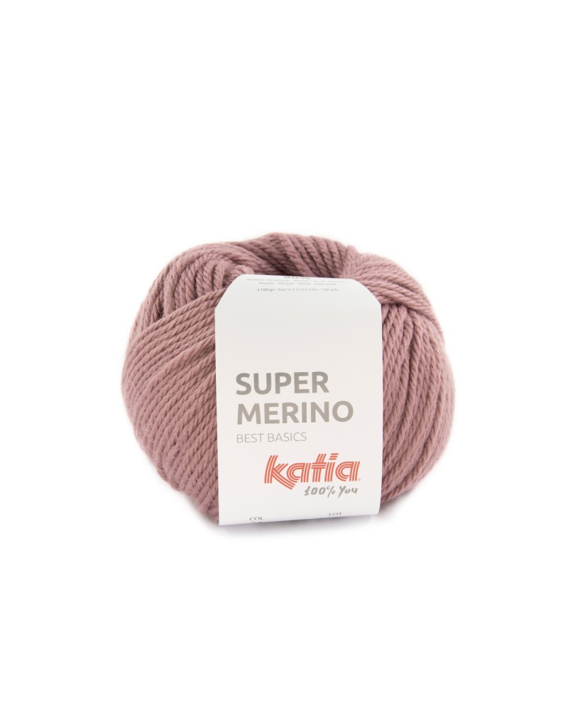 KATIA SUPER MERINO 34 ROSA OSCURO
