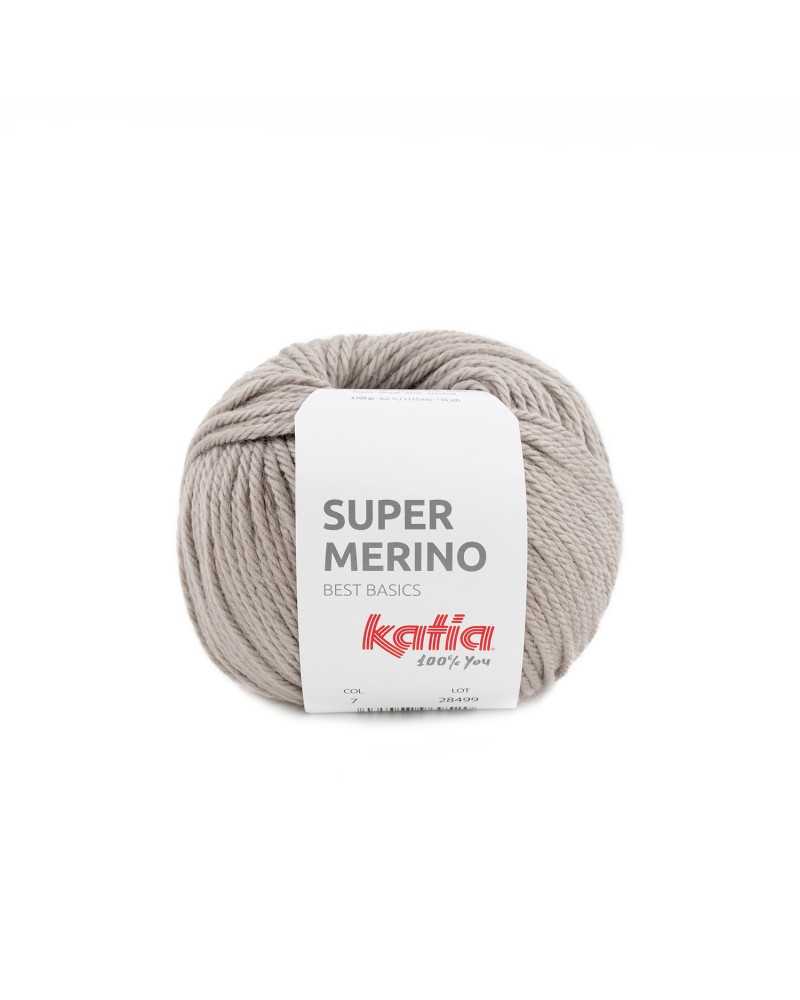 KATIA SUPER MERINO 7 GRIS PIEDRA
