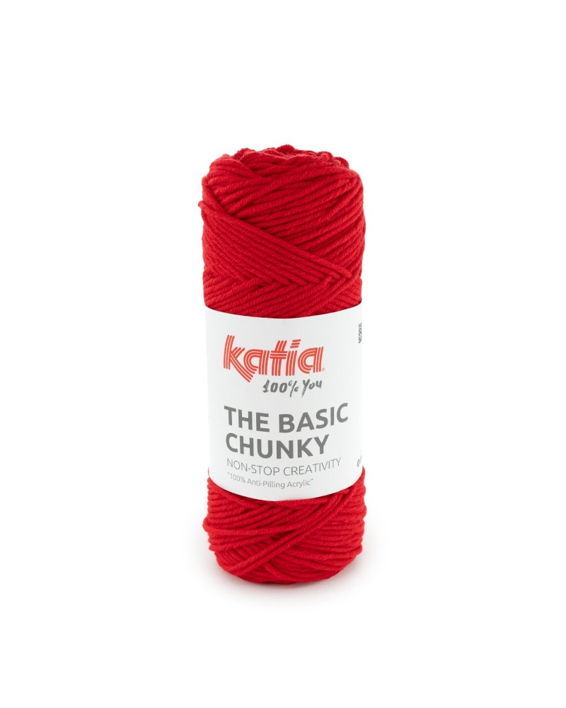 KATIA THE BASIC CHUNKY 4 - ROJO