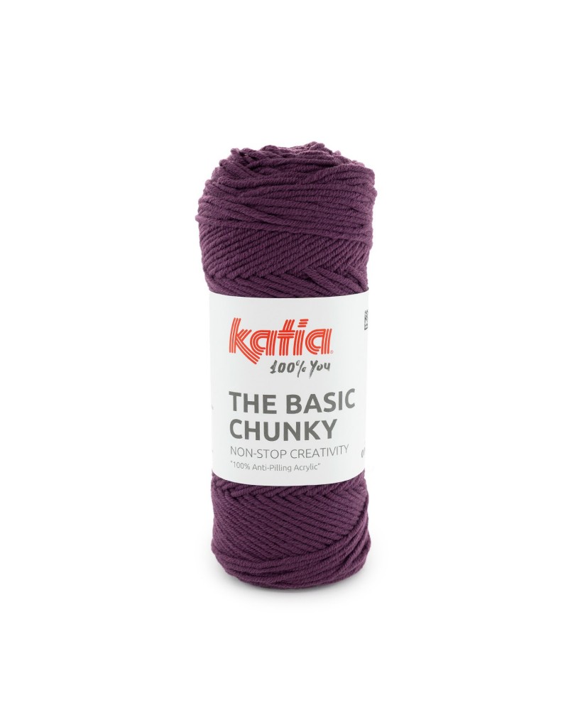 KATIA THE BASIC CHUNKY 12 - BERENJENA