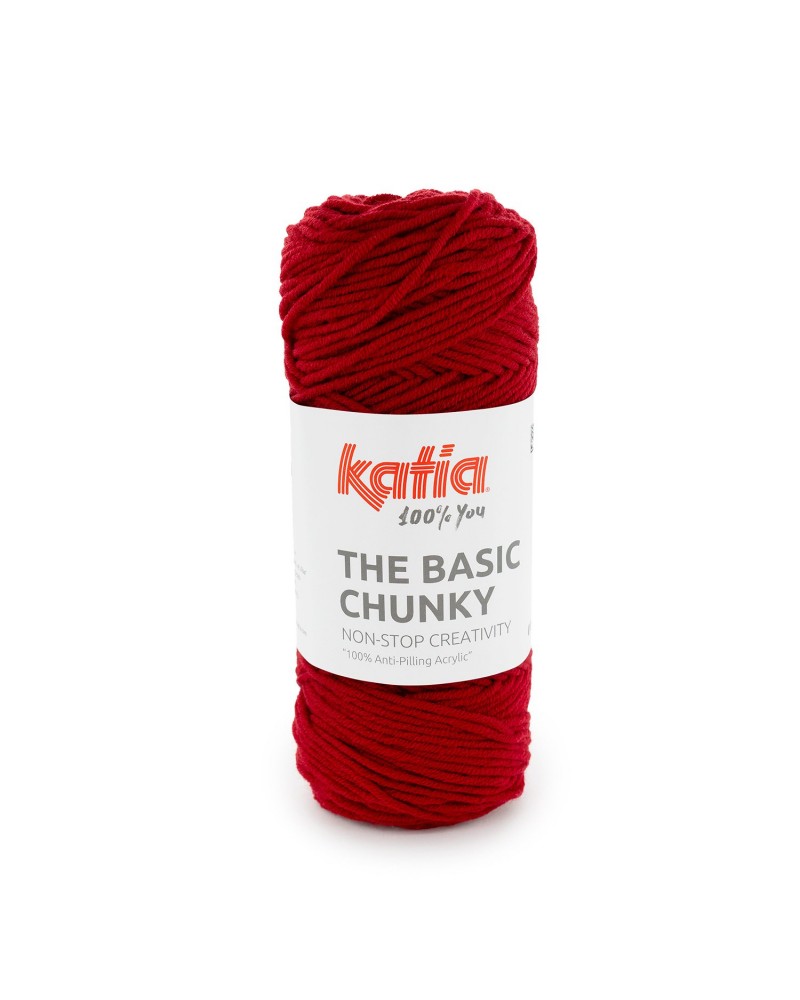 KATIA THE BASIC CHUNKY 40 - ROJO SANGRE