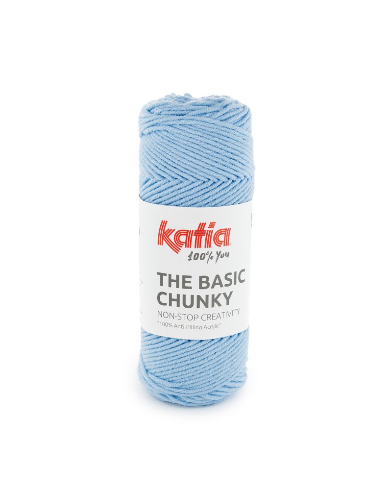 KATIA THE BASIC CHUNKY  50 - AZUL CELESTE