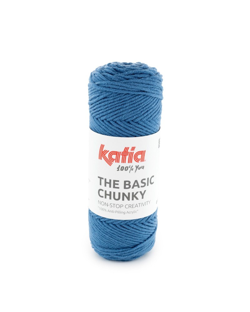 KATIA THE BASIC CHUNKY  52 - AZUL MEDIO