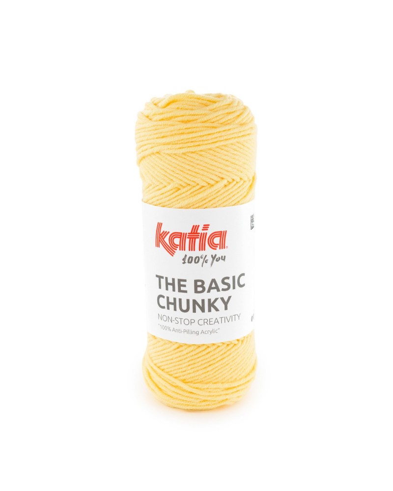 KATIA THE BASIC CHUNKY  70 - AMARILLO CLARO