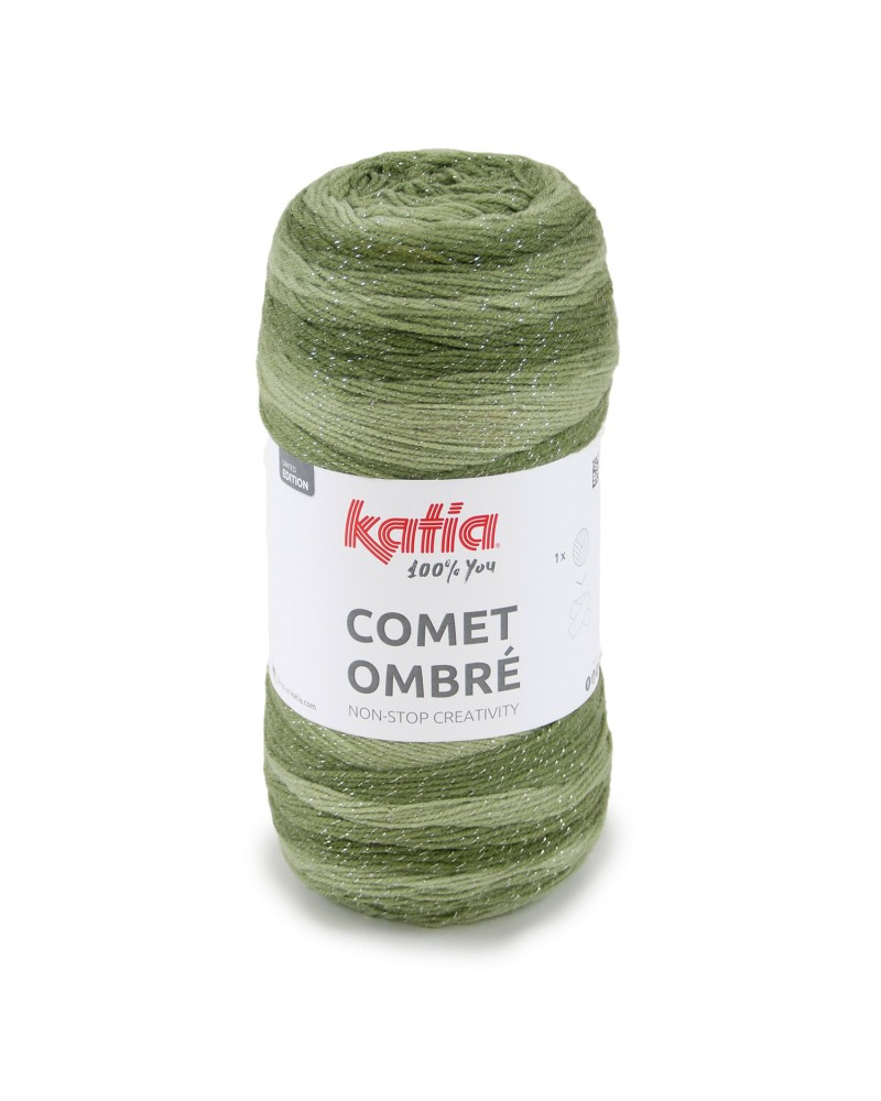 KATIA COMET OMBRÉ 107 - Verde Militar-Plata