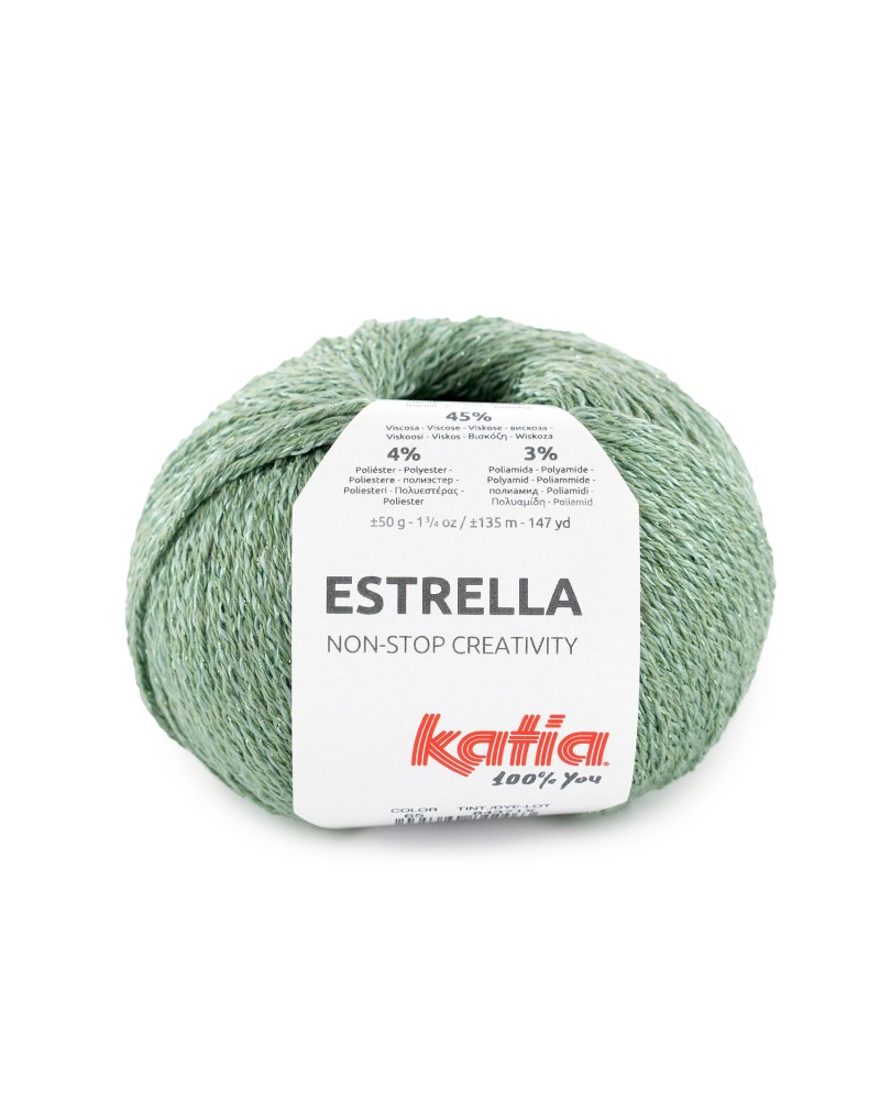 KATIA ESTRELLA 65- CAQUI-VERDE BRILLANTE